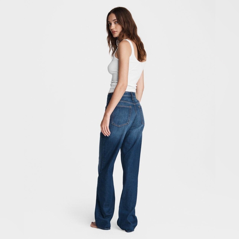 Rag & Bone Alex High Rise Straight in Stowe Size 27 New - Picture 3 of 12